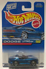HOT WHEELS DODGE VIPER RT/10 #1006 Blue White Stripe Tampo Chrome 5S Rims 1998 