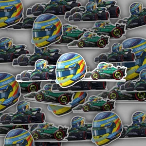 Fernando Alonso 14 Aston Martin Bundle 3 - Picture 1 of 10