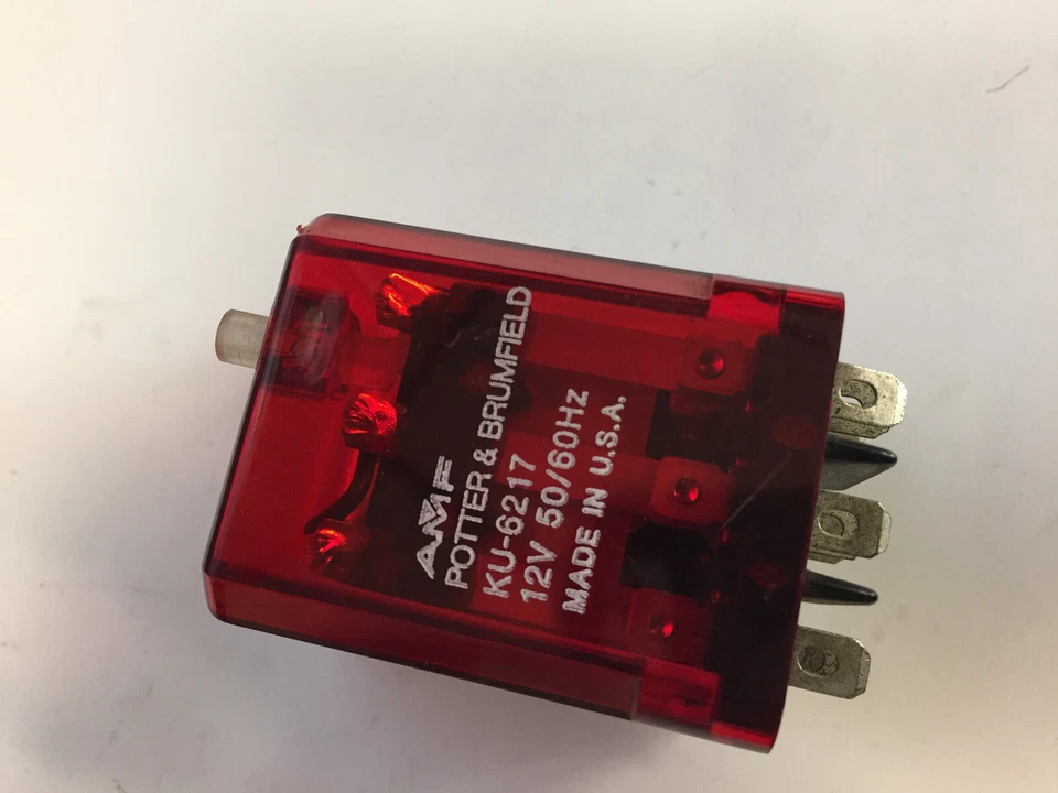 KU-6217 12VAC  SPDT 11 PIN BLADE  POTTER BRUMFIELD RELAY NEW - Image 1 of 1