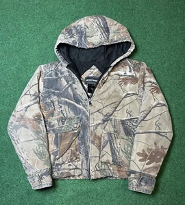 Vintage Y2K Realtree Insulated Full Zip Boys Medium Hunting Jacket - Picture 1 of 6