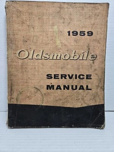 1959 Oldsmobile Shop Manual 59 Olds 88 98 Repair Service Book Dynamic Super - Picture 1 of 7
