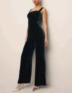 Reformation Clementine Velvet Jumpsuit - Picture 1 of 9
