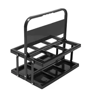Collapsible Water Bottle Carrier Black, Standard - Picture 1 of 7