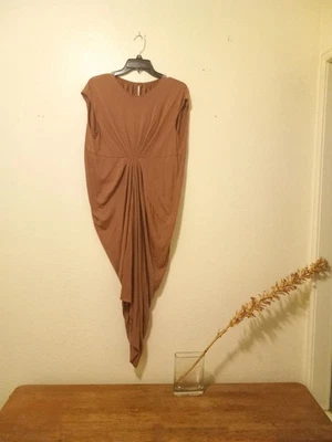 Vestido Rick Owens Lirios Reunidos Delantero Drapeado Trasero Langosta Talla 44IT/10US Foto 1 de 4