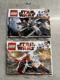 LEGO Star Wars 30050 Republic Attack Shuttle 30051 Mini X-Wing Fighter NEW
