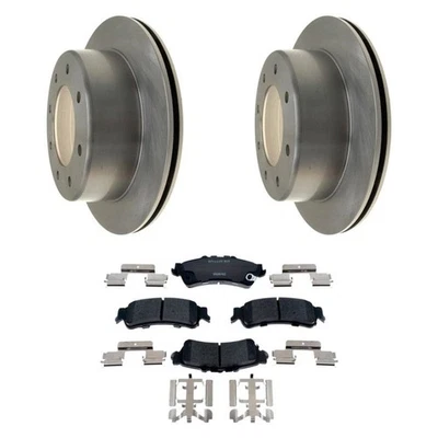 For Cadillac DTS 06-11 Raybestos R-Line Plain Rear Brake Kit w Ceramic Pads - Изображение 1 из 4