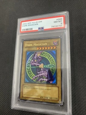 2002 Yu-Gi-Oh! Dark Magician SDY #006 PSA 8 NM-MT - Image 1 of 4