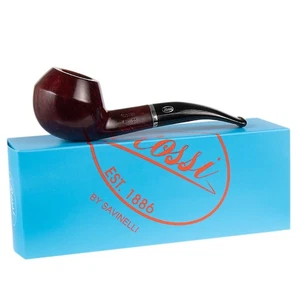 Rossi Rubino Antico Handmade Bruyère Pfeife von - Deep Red Hand Brushed Stain With... - Bild 1 von 9