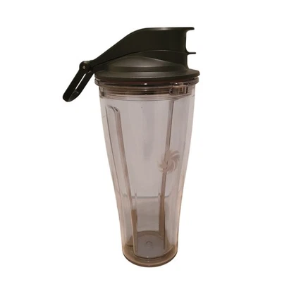 Vitamix Cup Travel To Go 20 OZ con tapa abatible negra vaso envío gratuito Foto 1 de 4