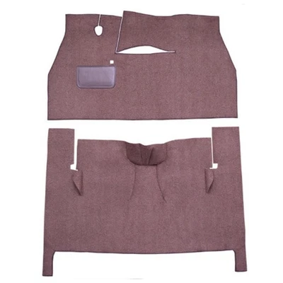 Alfombra para sedán DeSoto Firedome 1955-56 4 puertas corte y bucle cosido completo 2 piezas Foto 1 de 4