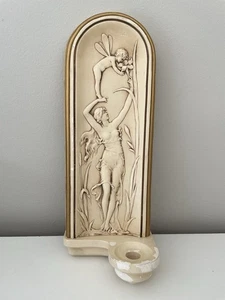 Artforum Kerzenleuchter Jugendstil creme Nymphe nach französischen Originalen - Bild 1 von 13