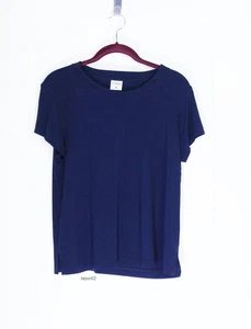 Camiseta de mujer Soma manga corta cuello redondo (azul marino) - talla M - nueva sin etiquetas 🌺 - Imagen 1 de 4