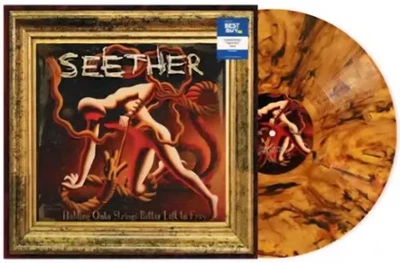 Seether - Holding Onto Strings Better Left To Fray - New 1 LP Tiger's Eye Vinyl  - Image 1 of 3