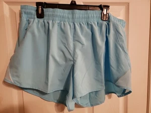 NWT All in Motion Women's Mid Rise Core Running Shorts Light Blue Size XL - Picture 1 of 3