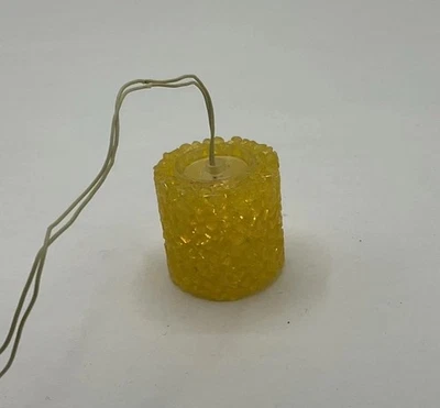 Vintage Lundby Dolls House Yellow Ceiling Light  (VEC/98) - Image 1 of 4