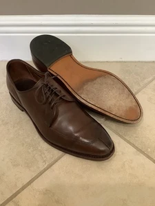 Zapatos Allen Edmonds Delray 10 E Puntera Dividida, Oxford, Marrón Pulido Bonitos - Imagen 1 de 8