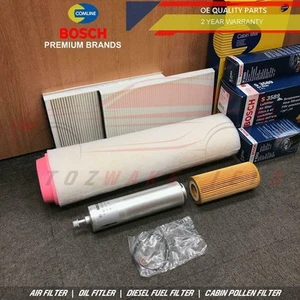 FÜR BMW 5ER E60 E61 525d 530d LUFT ÖL DIESEL KRAFTSTOFF POLLENFILTER SERVICE KIT - Bild 1 von 1