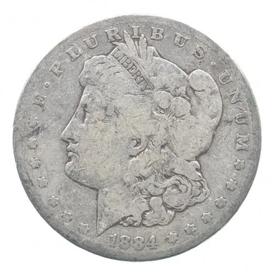 Principios - 1884-S dólar de plata Morgan - 90% moneda de Estados Unidos *331 Foto 1 de 3