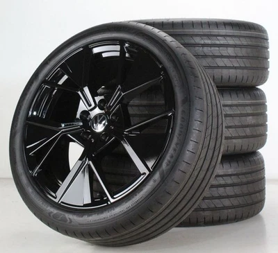 VW Passat B9 Sommerräder Goodyear 19 Zoll Alufelgen Leeds Felgen 3J0601025R - Bild 1 von 4