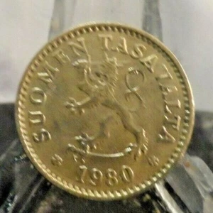 CIIRCULATED 1980 10 PENNIA FINLAND COIN(71119)#1..... - Picture 1 of 3