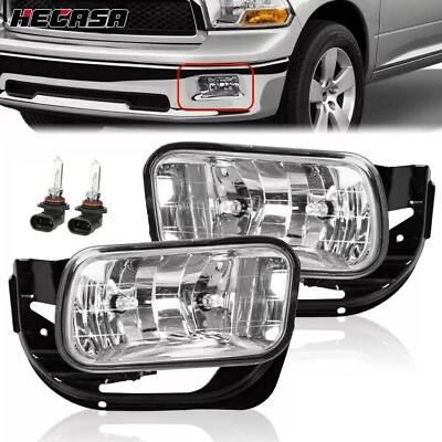 Front Fog Lights Lamps Fits 2010-2018 Dodge Ram 2500 3500 / 2009-2012 Ram 1500 - Image 1 of 4