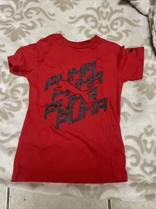 boys Puma T-shirt, size Us 7 Read  - Picture 1 of 8