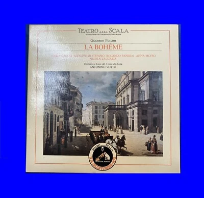 Maria Callas La Bohème Emi 5-C-295-18182  ITALY 2 Cassettes Paper labels Stereo - Image 1 of 2