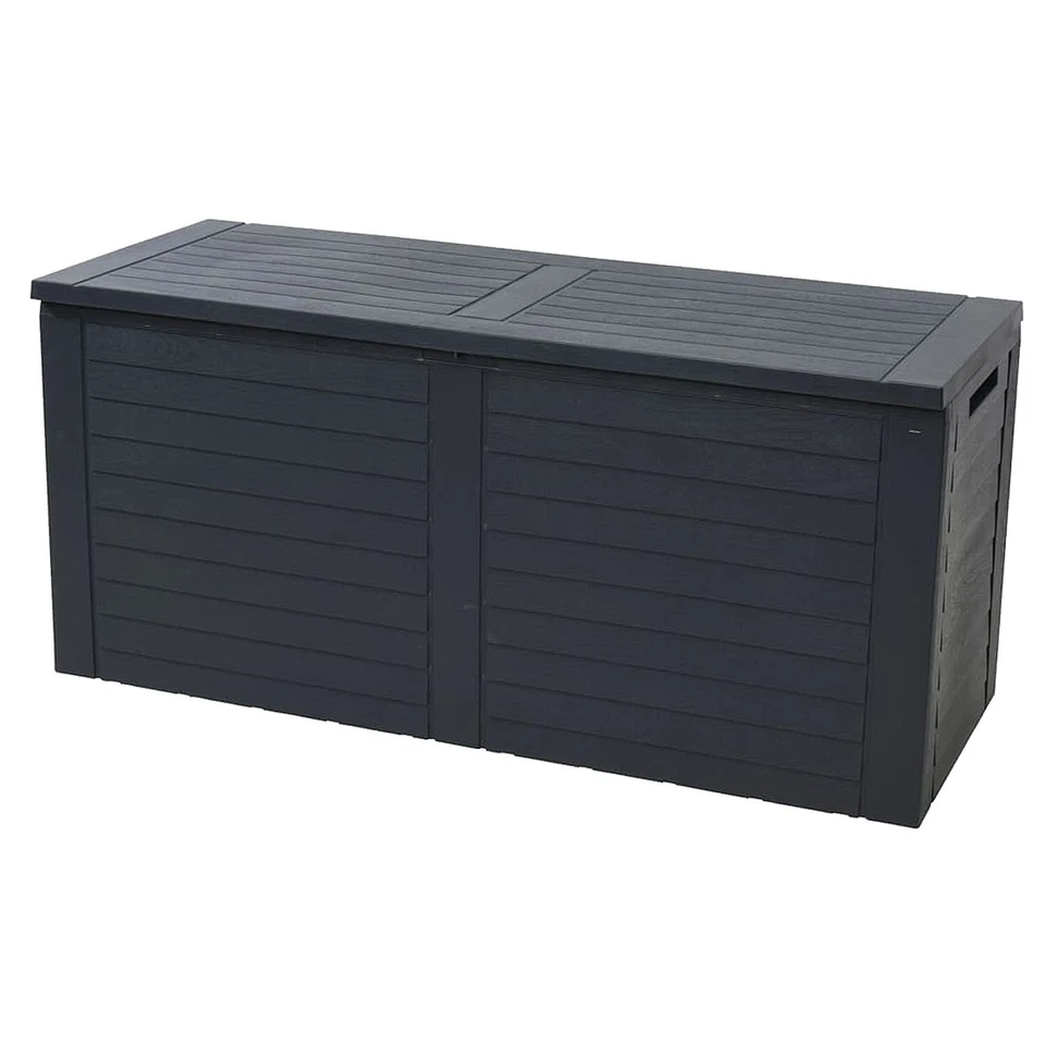 Large Outdoor Storage Box Garden Patio Plastic Chest Lid Container Multibox 240L - Image 1 of 4