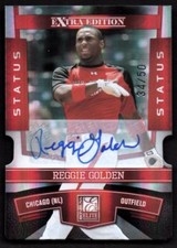 2010 Donruss Elite Extra Edition Signature Status #22 Reggie Golden #34/50 AUTO