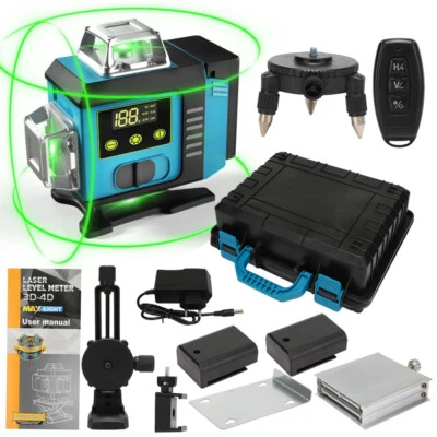 16 Line 4D 360° Rotationslaser Selbstnivellierender Laser Level Baulaser Strahl - Bild 1 von 4