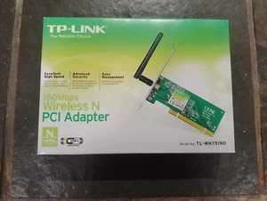 TP-LINK 150 Mbps Wireless N PCI Adapter card TL-WN751ND - Afbeelding 1 van 6