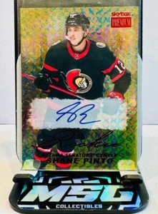 2021-22 Upper Deck Metal Universe Shane Pinto Retro Rookie Auto #PP-28 Senators - Picture 1 of 2