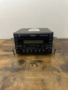 01 - 03 SUBARU FORESTER IMPREZA AM FM RADIO CASSETTE 6-CD CHANGER 86201FC080 OEM - Picture 1 of 8