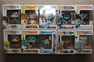 Lot of 10 Funko Random Anime Pop Naurto, One Punch Man, Demon Slayer, and Other - Picture 1 of 14