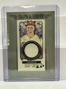 2021 TOPPS ALLEN AND GINTER RELIC RHYS HOSKINS #MFR-RH - Picture 1 of 2