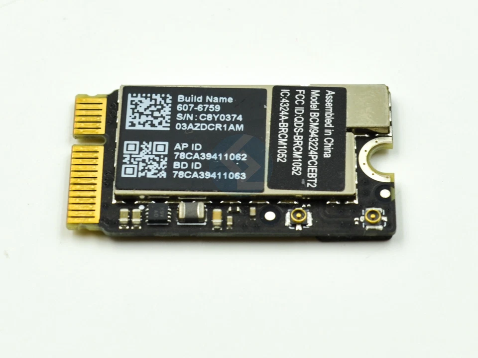 NUEVA Tarjeta Puerto Aire WiFi Bluetooth para MacBook Air 11" 13" A1465 A1466 2012 Foto 1 de 4