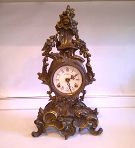 Reloj Imperial Italiano Franz Hermle Italiano Alemán Latón Manto - Imagen 1 de 15
