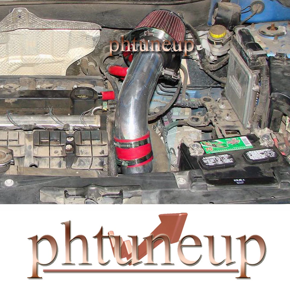 RED 2007-2010 JEEP COMPASS PATRIOT 2.0 2.0L 2.4 2.4L L4 AIR INTAKE KIT  - Image 1 of 1