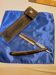 Antique Gercutico Straight Razor With Case - Picture 1 of 10