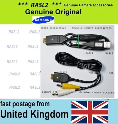 Genuine Samsung USB & AV Cable for Digimax IT100, TL225, TL320,PL70 SL720,SL820 - Image 1 of 2