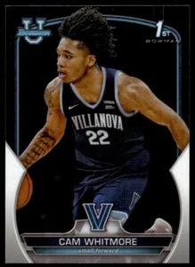 2022-23 Bowman Chrome University Cam Whitmore 1 Villanova Wildcats #22 - Picture 1 of 2
