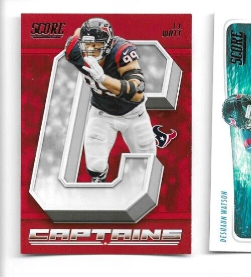 Houston Texans Football Cards Pick & Choose Watt / Hopkins / Foster - Image 1 of 1