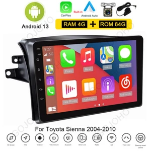4+64GB Car Radio Stereo For Toyota Sienna 2004-2010 Android 13 Apple Carplay GPS - Bild 1 von 20