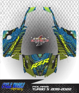 Polaris XP 1000 TURBO S 2019-2022 RAZOR Graphics Kit Decal Sticker S10 - Bild 1 von 1