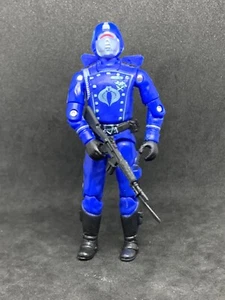 Nuevo Gi Joe Negro Major Cobra Guardacarmesí Cobalto Como Nuevo Limitado Plata Azul Logotipo - Imagen 1 de 4