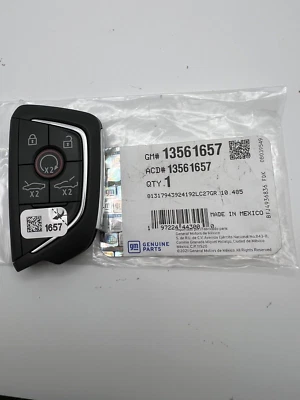 Genuine GM 2020-24 Chevrolet Corvette C8 Smart Key Fob 7B 13547762 13561657 OEM - Image 1 of 2
