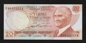Turkey, 20 Lira, 1974 - 1987, P-187, Uncirculated Banknote, Serie-E60 - Picture 1 of 2