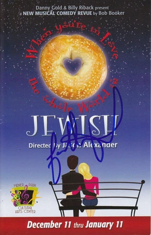 Comedian Jason Alexander Signed Program COA Cover
