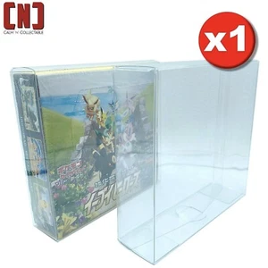 Pokemon Japanese Set Booster Box Seal Protector Plastic Display Case Fits All - Picture 1 of 4