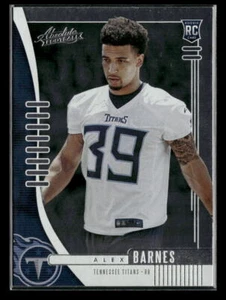 Panini Absolute #193 2019 Alex Barnes Retail Tennessee Titans novato - Imagen 1 de 2